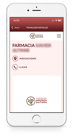 Detalles farmacia MyApotecaNatura